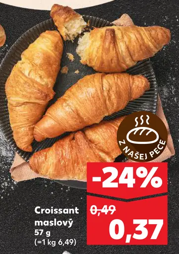 Croissant maslový