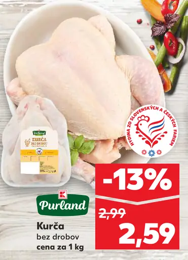 Purland Kurča bez drobov