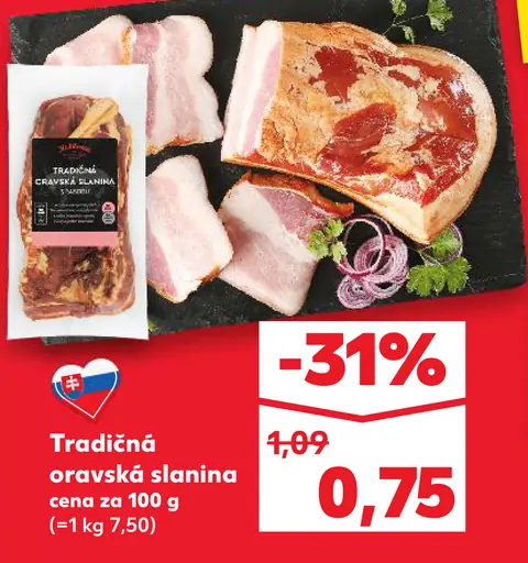 Tradition Tradičná oravská slanina