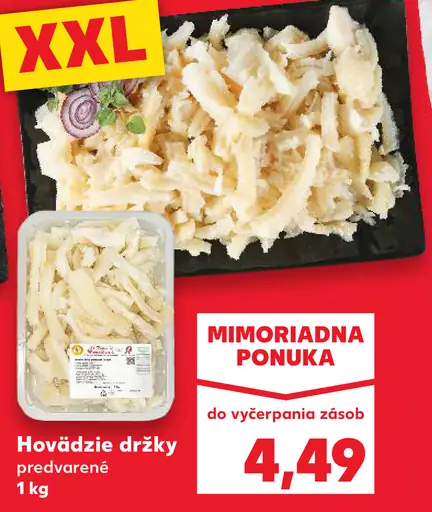 Hovädzie držky predvarené