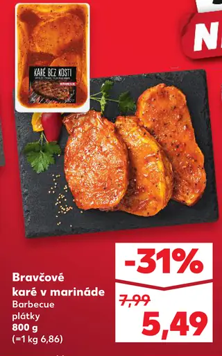 Bravčové karé v marináde Barbecue