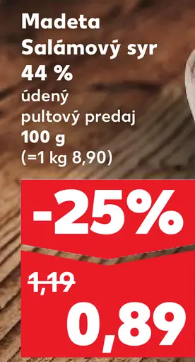 Madeta Salámový syr