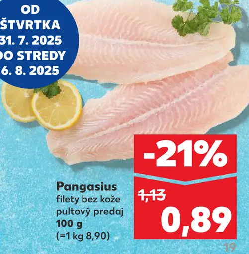 Pangasius filety