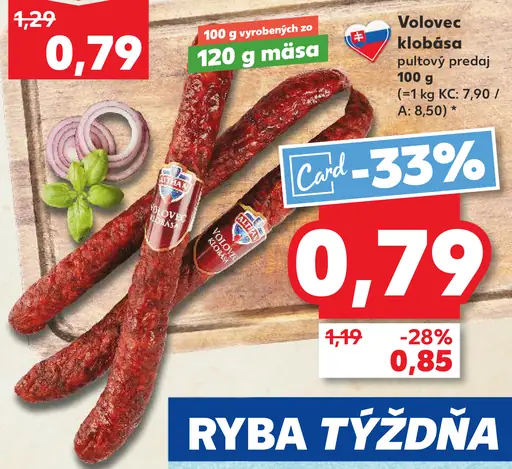 Volovec klobása