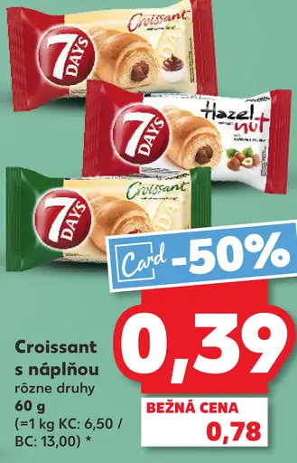 7 Days Croissant s náplňou