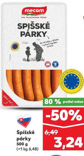 Mecom Spišské párky
