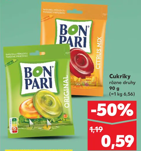 Bon Pari cukríky Citrus Mix