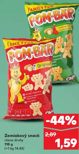 Chio Pom-Bär zemiakový snack