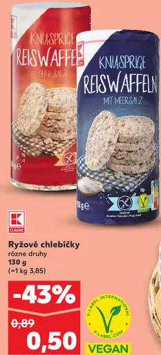 K-Classic Ryžové chlebíčky
