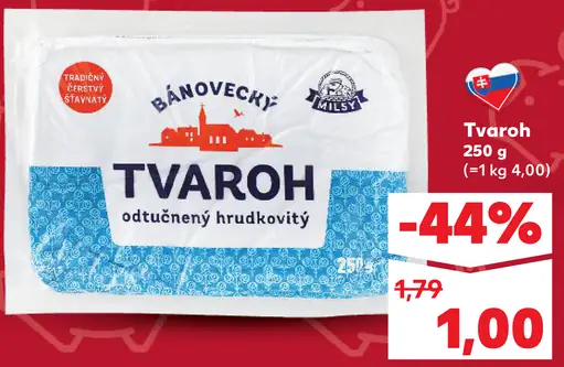Bánovecký Tvaroh odtučnený hrudkovitý