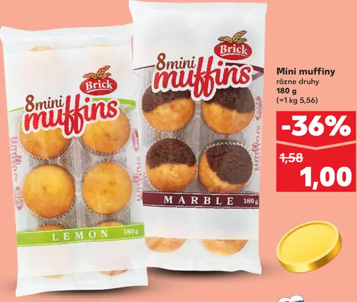 Brick 8 mini muffins