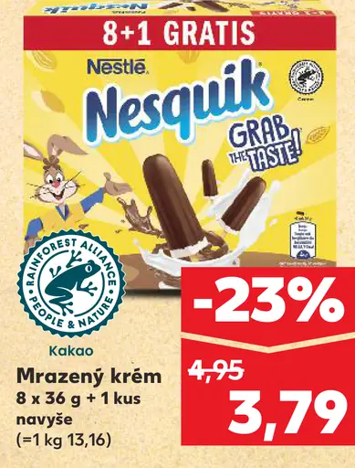 Nestlé Nesquik zmrzlina