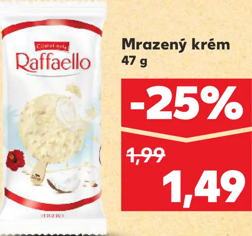 Mrazený krém Raffaello