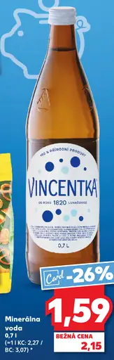 Vincentka Minerálna voda