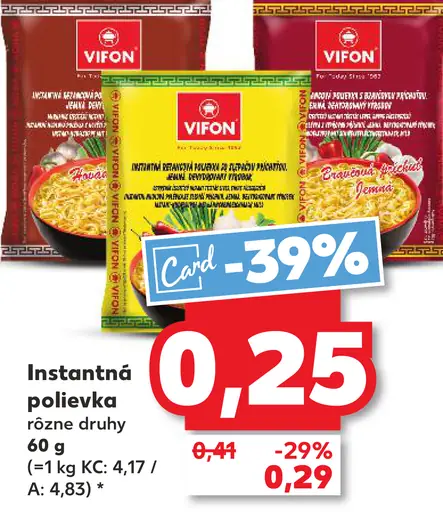 Vifon Instantná polievka