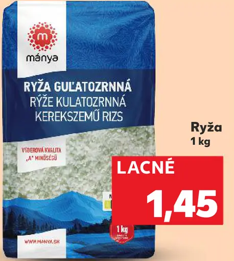 Mäyna Ryža guľatozrnná