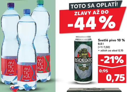 Radegast plzeň plechovka svetlé pivo 10%