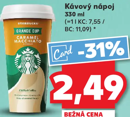 Starbucks kávový nápoj