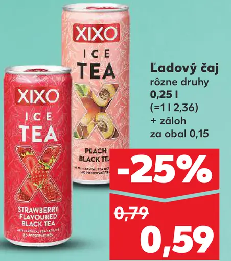 Xixo Ľadový čaj plechovka