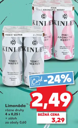 Kinley tonik voda