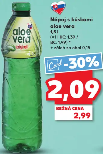 Nápoj aloe vera