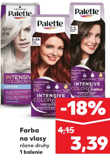 Palette Intenzívne color créme farba na vlasy
