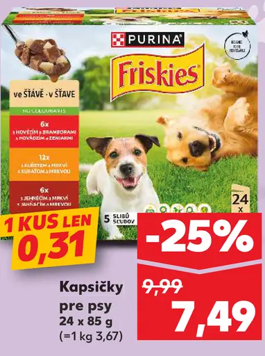 Purina Friskies Kapsičky pre psy