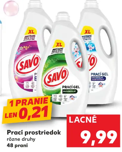 Savo prací prostriedok