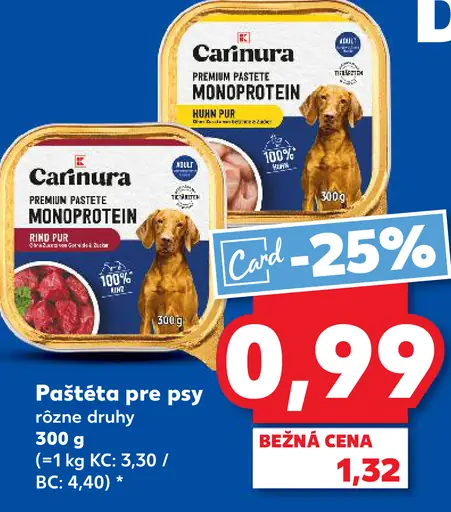 Carinura Paštéta pre psy