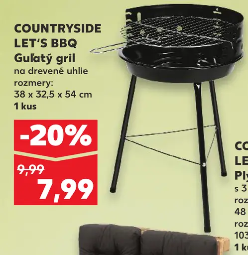 Countryside Let's BBQ Guľatý grill