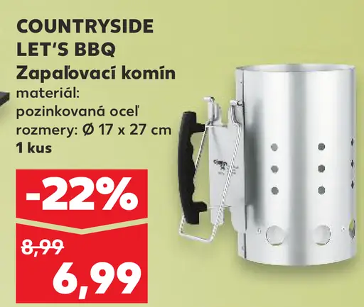 Countryside Let's BBQ Zapaľovací komín
