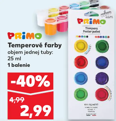 Primo Temperové farby