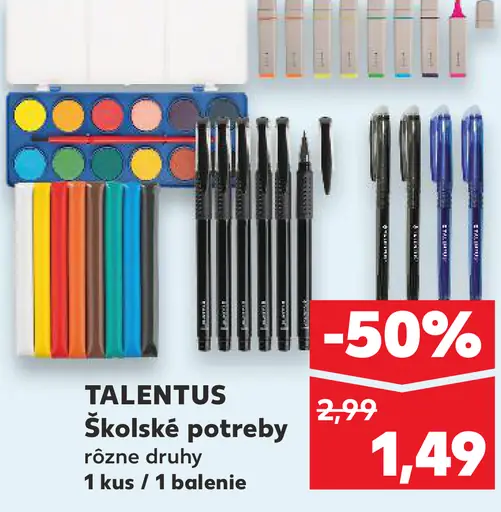 Talentus Školské potreby