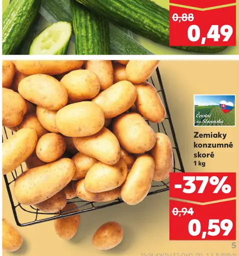 Zemiaky konzumné skoré