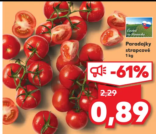 Paradajky strapcové