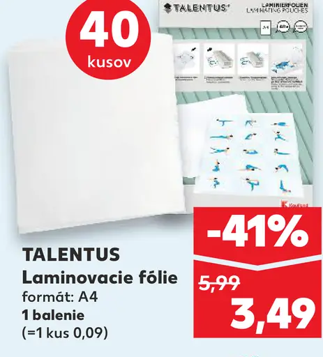 Talentus Laminovacie fólie
