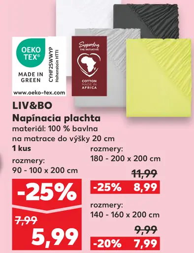 LIV&BO Napínacia plachta