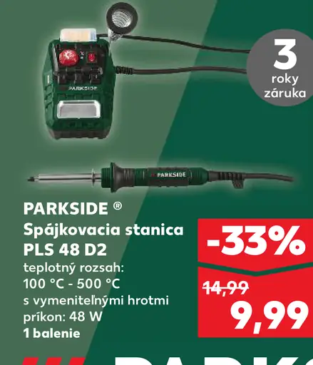 Parkside Spájkovacia stanica PLS 48 D2