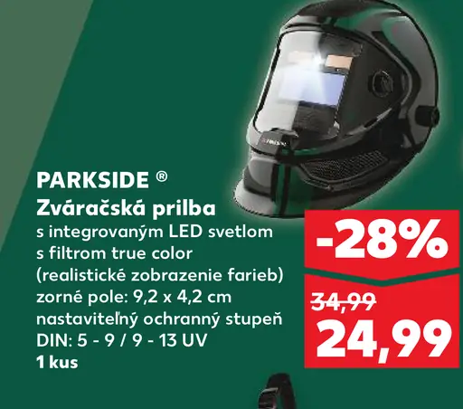 Parkside Zváračská prilba