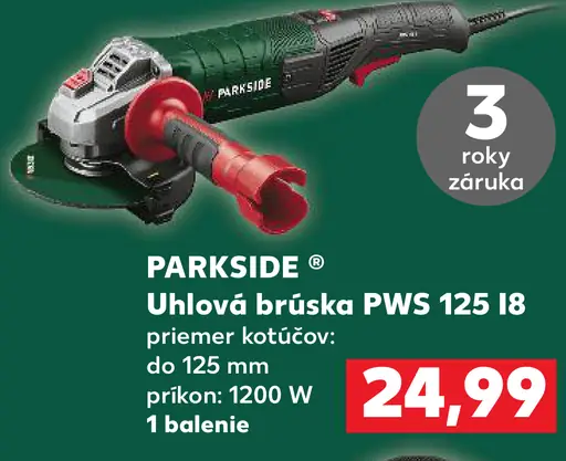 Parkside Uhlová brúska PWS 125 I8