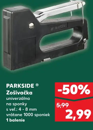 Parkside Zošívačka univerzálna na sponky