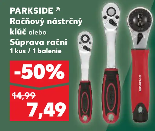Parkside Račňový nástrčný kľúč