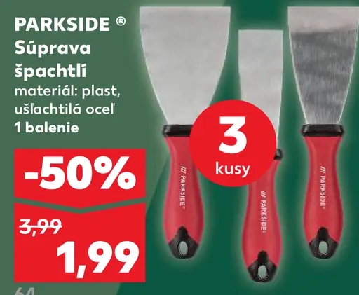 Parkside Súprava špachtlí