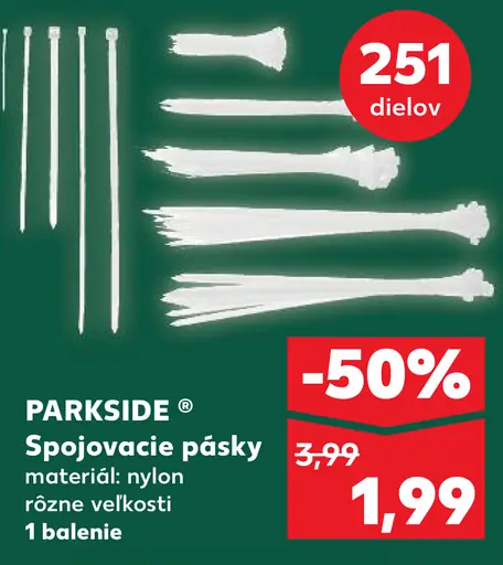 Parkside Spojovacie pásky