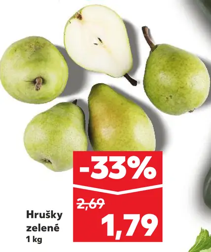 Hrušky zelené