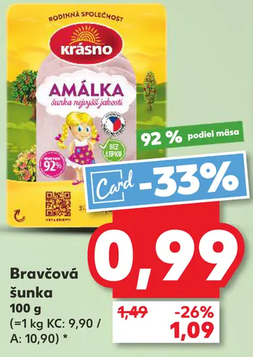 Krásono Bravčová šunka