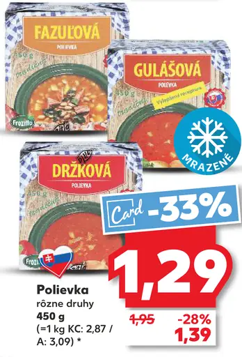 K-Classic Polievka rôzne druhy