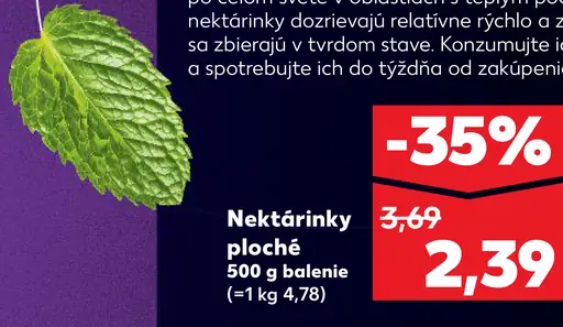 Nektárinky ploché