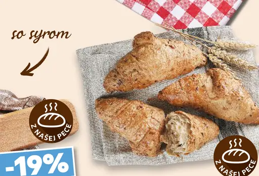 Multicereálny croissant
