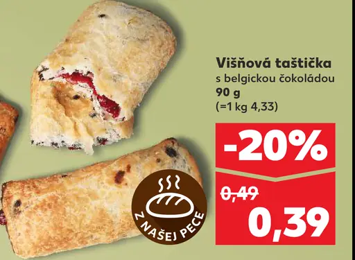Višňová taštička s belgickou čokoládou